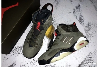 Hyperoad MEDIUM 6 AIR SCOTT OLIVE TRAVIS - JORDAN 1116